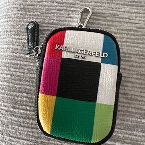 Karl Lagerfeld Multicolor Key & Card Holder